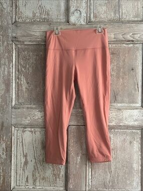 lululemon athletica Peach/Coral High-Rise Cropped Leggings